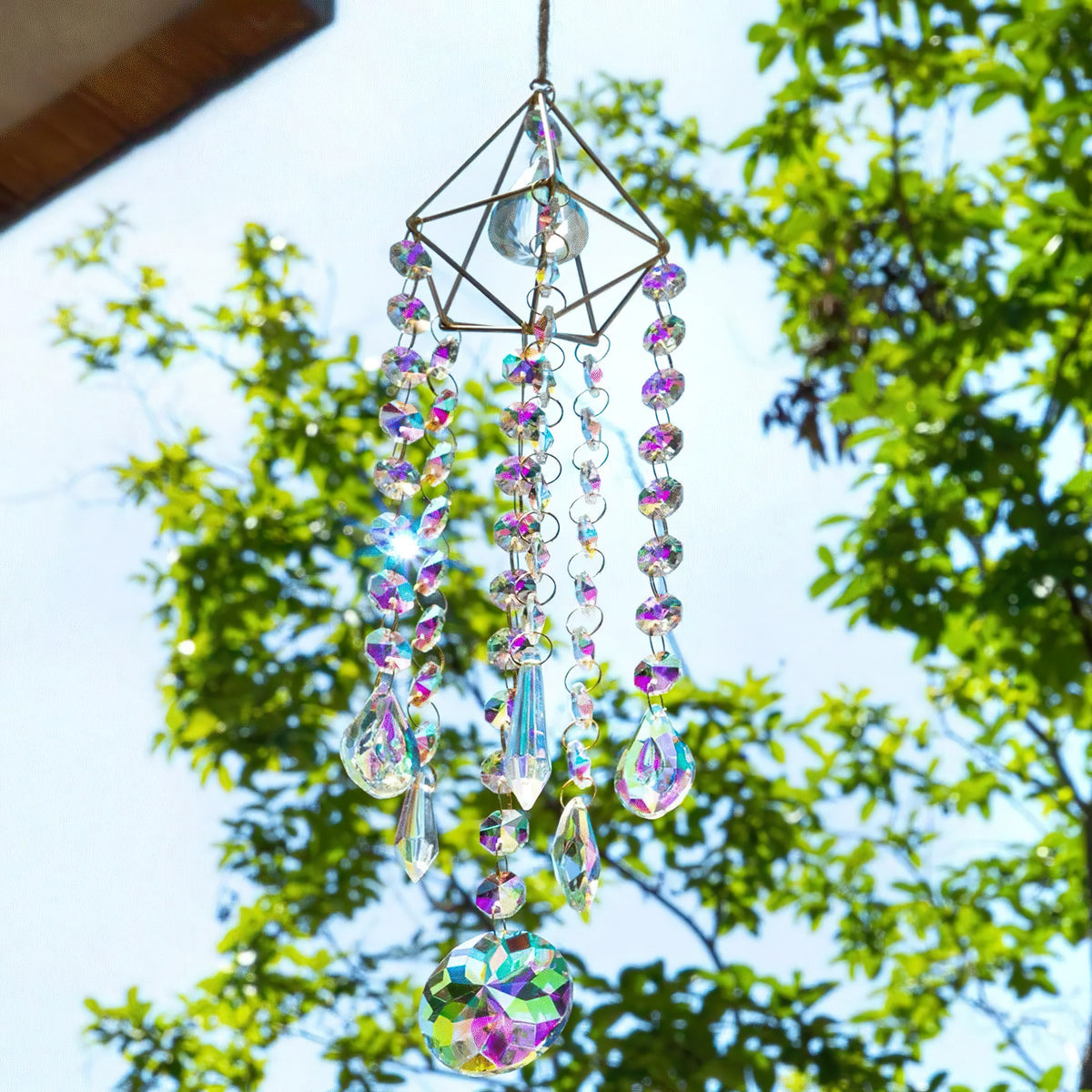 Big Celestial Dreamscape Crystal Suncatcher