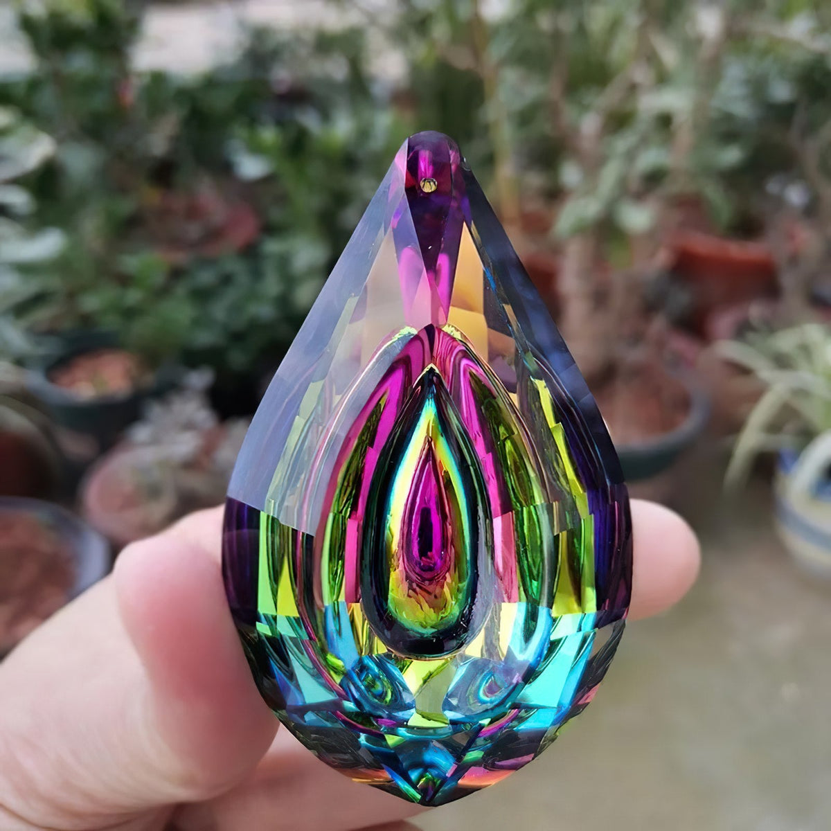 Rainbow Prism Crystal Suncatcher