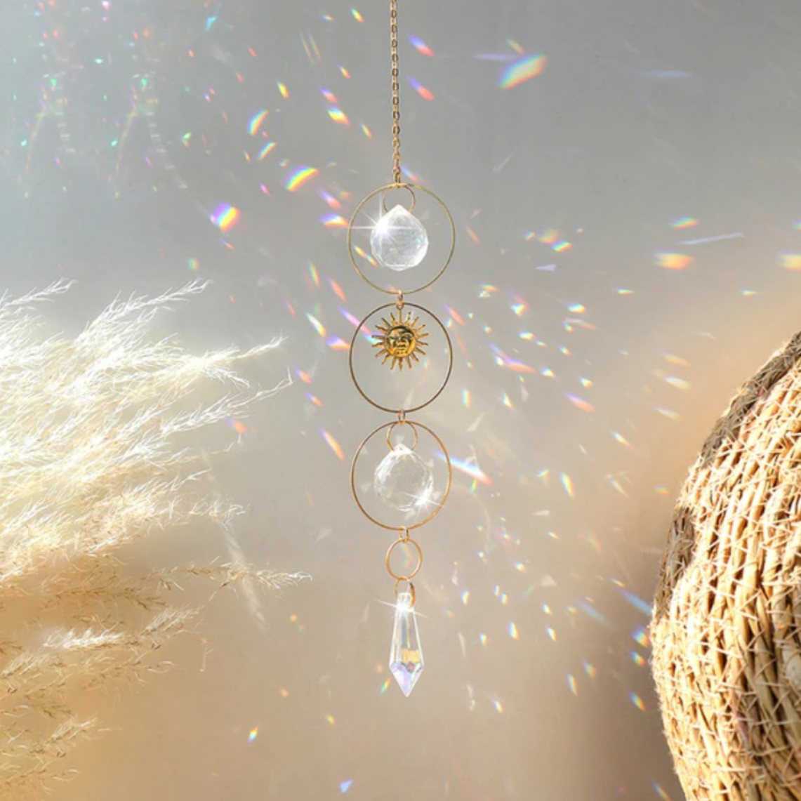 Rainbow Hanging Suncatcher Strand