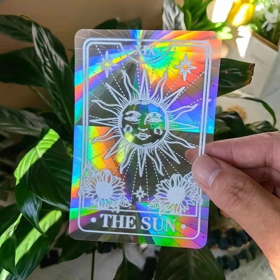 Moon & Sun Card Suncatcher Sticker